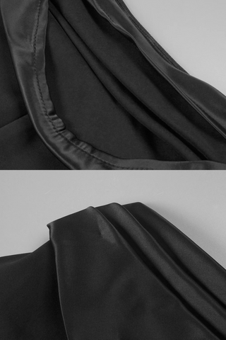 Elegant Mermaid Evening Long Dress with Draped Bust and Matching Gloves