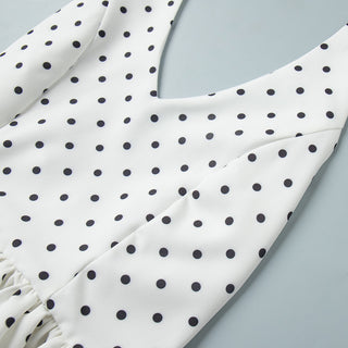 Monroe Polka Dot Peplum Set