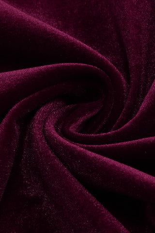 Strapless Velvet Corset long Dress & Long Gloves Set
