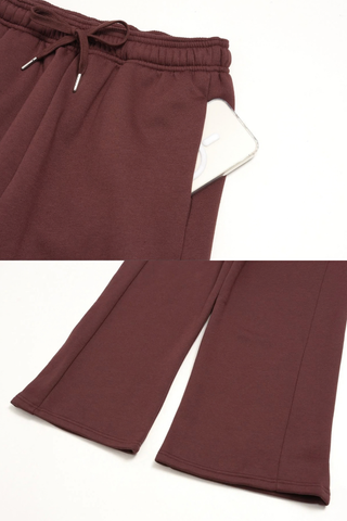 Relaxed Zip-Up Hoodie & Wide-Leg Sweatpants Set