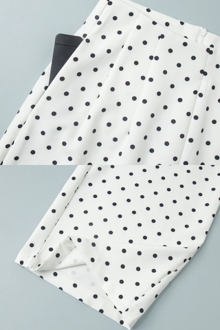 Monroe Polka Dot Peplum Set