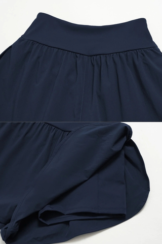 Cropped Zip-Up Jacket & High-Waisted Shorts Set