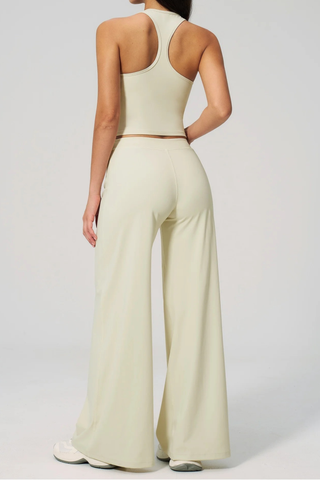 Flow Racerback Tank & Wide Leg Pants Set