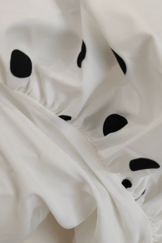 Vintage Polka Dot Puffball Mini Dress  Halter Neck Tie-Back &  Built-In Underskirt