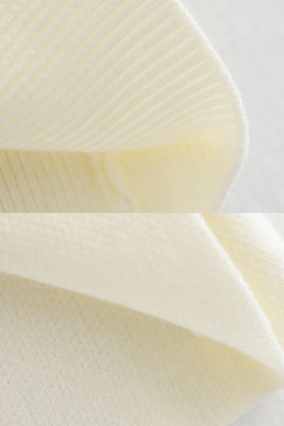 Ivory Knitted Cardigan and Mini Skirt Set with Statement Silver Buttons