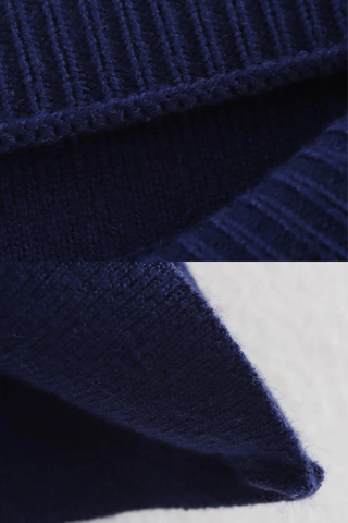 Knitted Two-Piece Set with Balloon Sleeve Cardigan and Mini Skirt