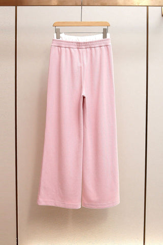 Cozy Ribbed Hoodie & Wide-Leg Knit Set