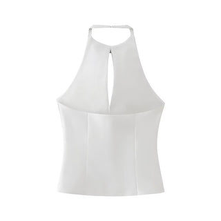 Grecian Bow Halter Neck Top