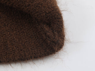 Wool-Blend Short Jacket with Faux Fur Collar and Cuffs
