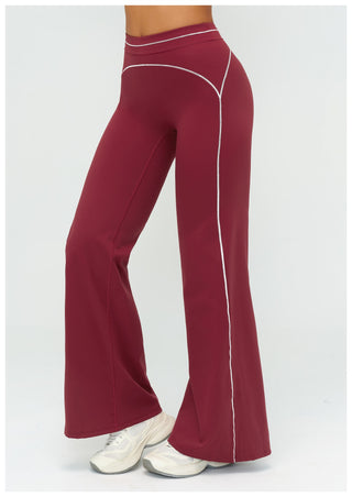 Flex Fit Long Sleeve Top and High-Waist Pants Set