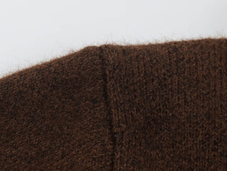 Wool-Blend Short Jacket with Faux Fur Collar and Cuffs
