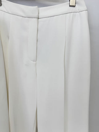 Crystal Embellished Shawl Collar Blazer & Wide Leg Pants Set