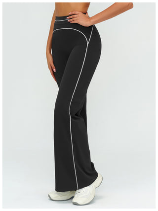 Flex Fit Long Sleeve Top and High-Waist Pants Set
