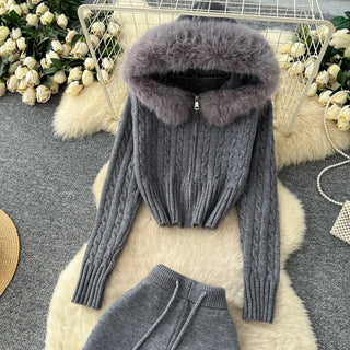 Soft Knit Turtleneck Sweater & Long Pants Cozy Set