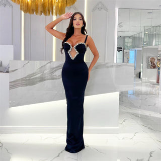 Camilla  Sleeveless Bandage Long Dress