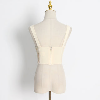 Jolene Sleeveless Knitted Corset Top