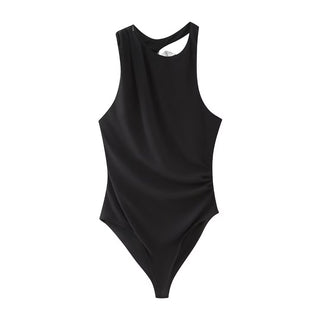 Dylan Sleeveless Backless Bow Bodysuit