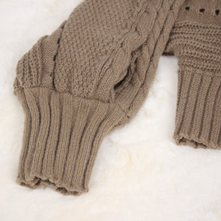 Luxe Knitted Fox Fur Cardigan