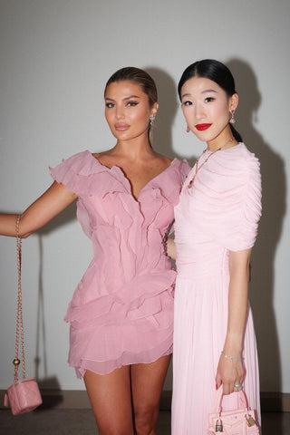 Soft Ruffle Off-Shoulder Mini Dress
