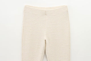 Elegant Bow Cardigan & Flared Pants Set