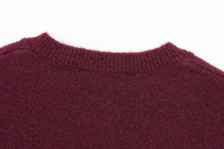 Ruffle Trim Knitted Cardigan - Button-Up, Soft & Elegant