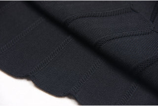 Classic Short Sleeve Polo Button-Up Knitted Mini Dress