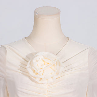 Sheer Floral Midi Skirt Set