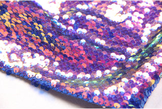 Long Sleeve Shiny Glow Sequin Mini Dress