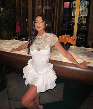 Judy Sleeveless Bandage Mini Dress