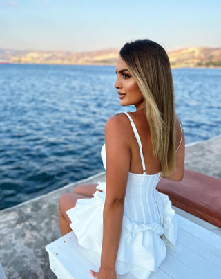 Judy Sleeveless Bandage Mini Dress