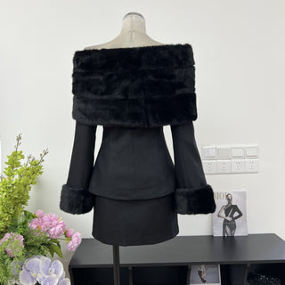 Luxe Fur Elegant Set