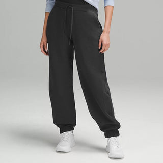 Two-Piece Sport Set with Cropped Zip Hoodie and High-Waisted Joggers