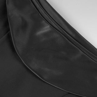 Elegant Mermaid Evening Long Dress with Draped Bust and Matching Gloves