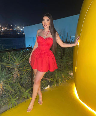 Hailey Cute Sleeveless Mini Dress