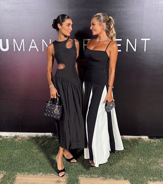 Diamond Whisper Sleeveless Long Dress