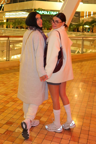 Soft Wool Wrap Coat with Wide Collar