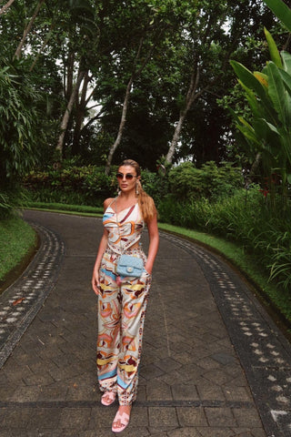 Silva Backless Wide Print Set