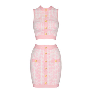 Madeline Bandage Crop Mini Set