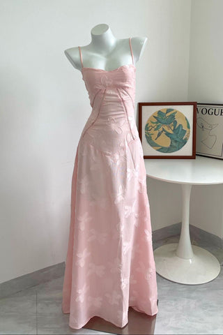 Backless Tie Back Elegance White Long Dress