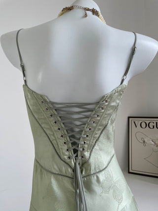 Backless Tie Back Elegance White Long Dress