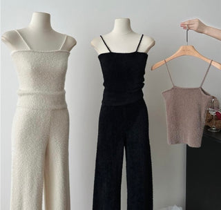 Chic Sleeveless Wide Comfy Set