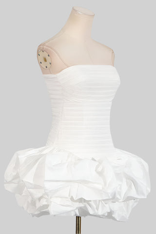 Strapless Bubble Mini Dress