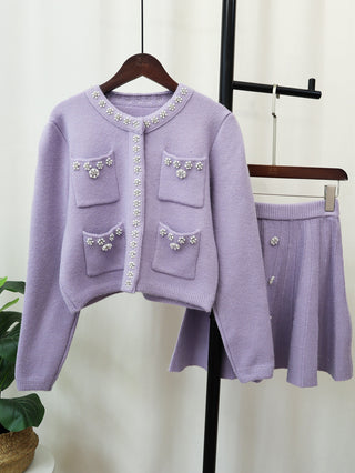 Long Sleeve Knitted Set