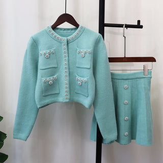 Long Sleeve Knitted Set