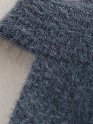 Ruffled Hem Winter Knit Mini Dress