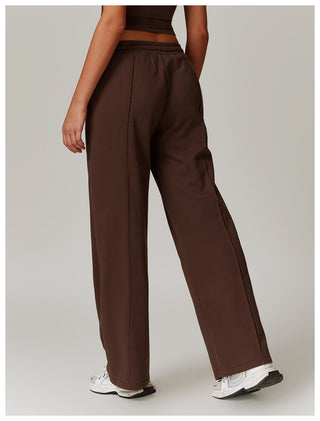 High Waist Straight Sports Pants