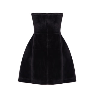 Velvet Heart Sparkle Strapless Mini Dress