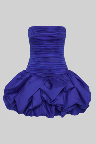 Strapless Bubble Mini Dress