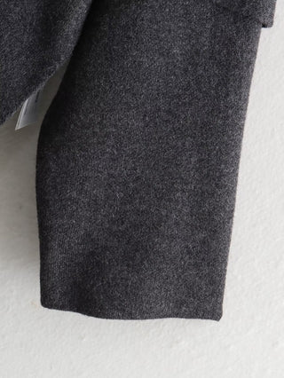 Short Knitted Jacket with Built-In Scarf - Cozy & Stylish Layer