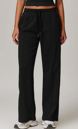 High Waist Straight Sports Pants